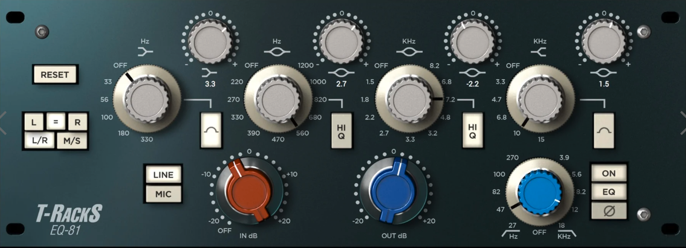 IK Multimedia T-RackS TR5 EQ 81